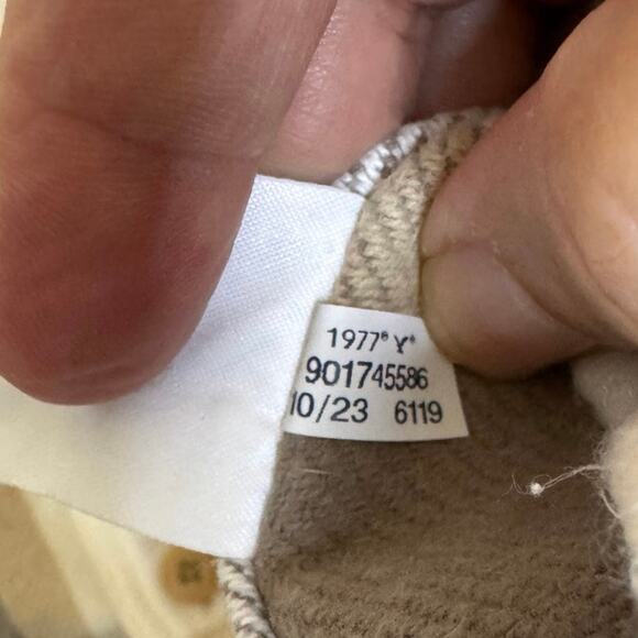 AMERICAN EAGLE MENS TAN PLAIN SHACKET- Large - Picture 7 of 7